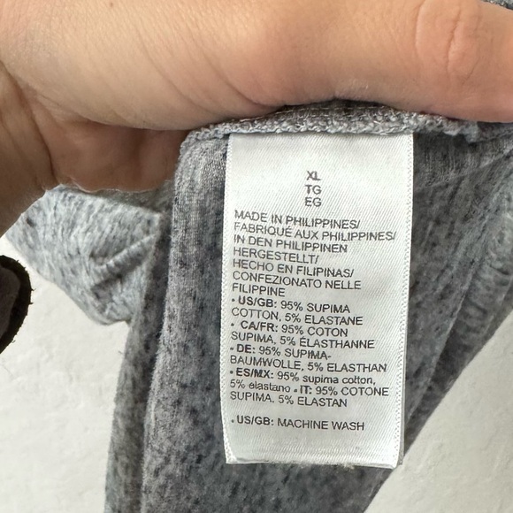 Daily Ritual Supima Cotton Gray Heathered Tank Top XL - Picture 5 of 5